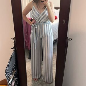 Striped jumpsuit